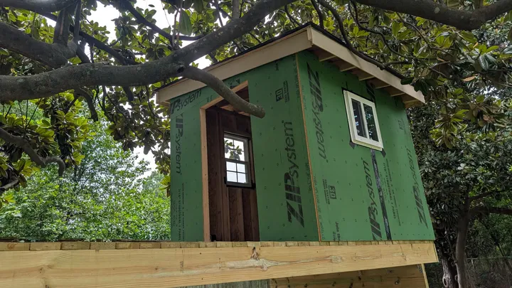 Roof framed